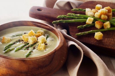 Суп с крутонами Суп с крутонами